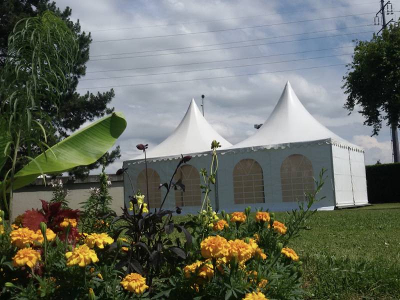 Location de tente garden 5x5m pour événement à Lyon LDC